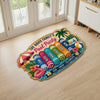 Personalized Shaped Doormat - Poolside, Summer Gift For Family - Pool Days, Best Days