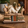 Personalized 2-Layered Wooden Plaque – Gifts For Book Lovers – Born To Read
