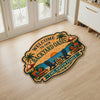 Personalized Shaped Doormat - Poolside, Summer Gift For Couple, Family - Welcome to Our Paradise