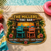 Personalized Shaped Doormat - Poolside, Summer Gift For Couple, Family - Cheers to Paradise