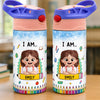 Personalized Kids Insulated Water Bottle – Back To School Gift For Kid – Shine Bright, Kiddo