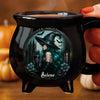 Personalized Cauldron Coffee Mug - Halloween Witchy Gift For Sister, Bestie, Best Friend - Mystic Witch Vibes