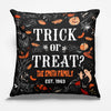 Personalized Pillow – Halloween Gift For Family - Candy First, Questions Later