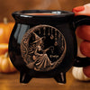 Personalized Cauldron Coffee Mug - Halloween Witchy Gift For Sister, Bestie, Best Friend - Moonlit Witch Magic
