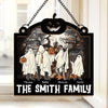 Personalized Window Hanging Suncatcher Ornament – Halloween Gift For Family – Spooky Together