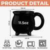 Personalized Cauldron Coffee Mug - Halloween Witchy Gift For Sister, Bestie, Best Friend - Mystic Witch Vibes