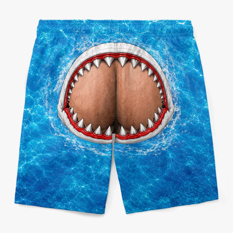 Personalized Funny Men Swim Trunks – Summer  Gift For Men – Bite Me If You Can
