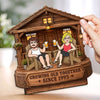 Personalized 2-Layered Wooden Plaque - Anniversary Gift For Couple - Chasing Sunshine
