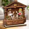 Personalized 2-Layered Wooden Plaque - Anniversary Gift For Couple - Chasing Sunshine