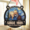 Personalized Photo Window Hanging Suncatcher Ornament – Anniversary Gift For Couple – Every Minute With You Is Priceless