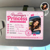 Personalized Photo Acrylic Car Visor Clip – Anniversary Gift For Girlfriend, Wife, Couple – Welcome To Long Trip