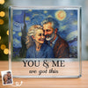 Personalized Photo Acrylic Plaque – Anniversary Gift For Couple – You & Me, Written In The Stars