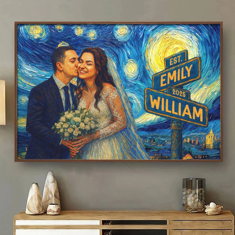 Personalized Photo Poster – Anniversary Gift For Couple – Every Sunset With You