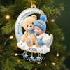 Personalized Acrylic Ornament – Christmas, Baby Shower Gift For New Parents, Baby – Welcome Little One