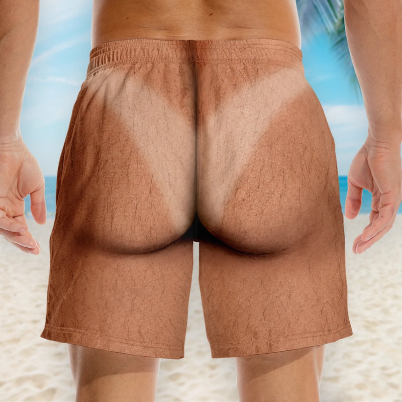 Personalized Funny Men Swim Trunks – Summer  Gift For Men – Beach Bum On Duty