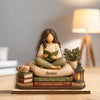 Personalized 2-Layered Wooden Plaque - Gift For Book Lovers - One Chapter Is Enough
