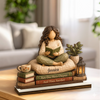 Personalized 2-Layered Wooden Plaque - Gift For Book Lovers - One Chapter Is Enough