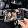 Personalized Photo Acrylic Car Visor Clip – Anniversary Gift For Girlfriend, Wife, Couple – Love Leads The Way