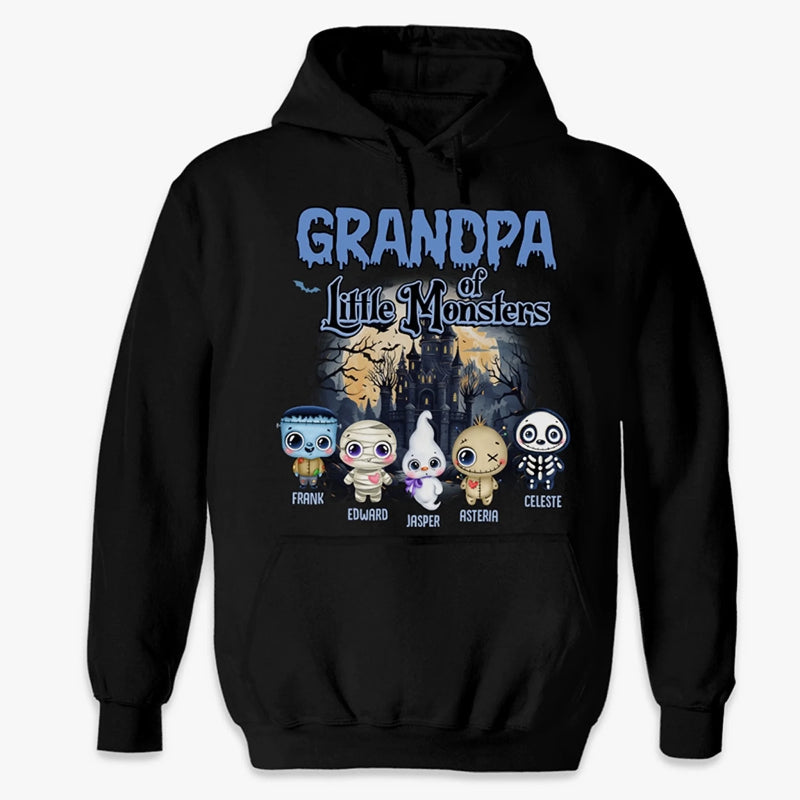 Personalized Unisex T-shirt, Hoodie – Halloween Gift For Grandma, Mom – Granny Of Little Monsters