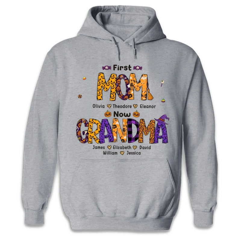 Personalized Unisex T-shirt, Hoodie – Halloween Gift For Grandma, Mom – Pumpkin Glow