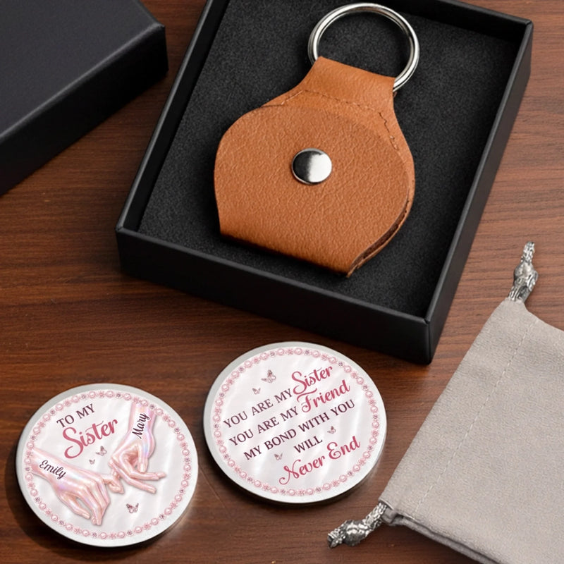 Personalized Pocket Hug - Gift For Besties, Sister, Best Friend - My Safe Place
