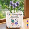 Personalized Glass Everlasting Tulips – Custom Gifts For Bestie, Best Friend - Friendship Never Gets Old