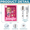 Personalized Acrylic Badge Reel - Gift For Nurse - Caring Every Day