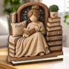 Personalized 2-Layered Wooden Plaque - Gift For Book Lovers - Unlock One More Chapter