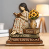 Personalized 2-Layered Wooden Plaque - Gift For Book Lovers - Reading Is My Superpower