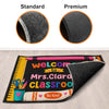 Personalized Home Decor Decorative Mat - Back To School Gift For Teachers - World's Best Teacher