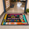 Personalized Home Decor Decorative Mat - Back To School Gift For Teachers - World's Best Teacher