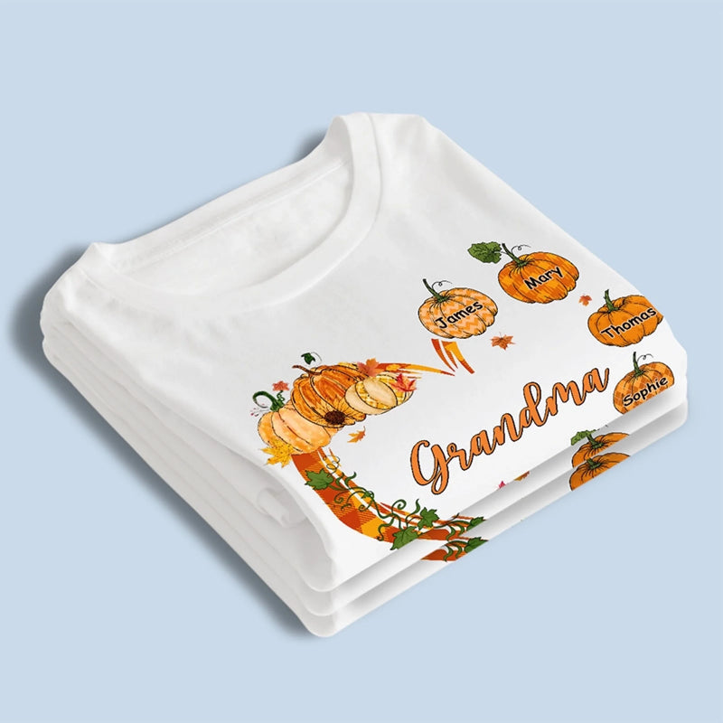 Personalized Unisex T-shirt, Hoodie – Halloween Gift For Grandma, Mom – Blessed To Be Called Grandma