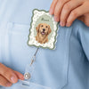 Personalized Photo Acrylic Badge Reel - Gift For Pet Lovers - Paws Make Life