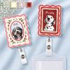 Personalized Photo Acrylic Badge Reel - Gift For Pet Lovers - Paws Make Life