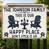 Personalized Home Decor Metal Sign - Anniversary Summer Gift For Family, Couple - Our Favorite Escape