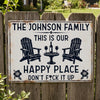 Personalized Home Decor Metal Sign - Anniversary Summer Gift For Family, Couple - Our Favorite Escape