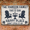 Personalized Home Decor Metal Sign - Anniversary Summer Gift For Family, Couple - Our Favorite Escape