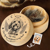 Personalized Photo Wooden Pet Fur Keepsake Box – Pet Memorial Gifts – Your Paw Prints Stay Forever