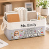 Personalized Storage Basket – Back To School Gift For Teachers – You Make The Future Brighter