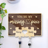 Personalized Acrylic Puzzle Key Holder - Anniversary Gift For Couple - We Complete The Puzzle Of Love