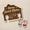 Personalized Acrylic Puzzle Key Holder - Housewarming Anniversary Gift For Couple - Home Sweet Home