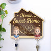 Personalized Acrylic Puzzle Key Holder - Housewarming Anniversary Gift For Couple - Home Sweet Home