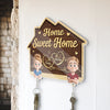 Personalized Acrylic Puzzle Key Holder - Housewarming Anniversary Gift For Couple - Home Sweet Home