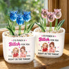 Personalized Glass Everlasting Tulips – Gift For Sister, Bestie, Best Friend - Partners In Actual Crime
