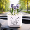 Personalized Glass Everlasting Tulips – Gift For Sister, Bestie, Best Friend - Forever My Soul Sister