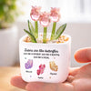 Personalized Glass Everlasting Tulips – Gift For Sister, Bestie, Best Friend - Each One Special, All Deeply Loved
