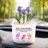 Personalized Glass Everlasting Tulips – Gift For Sister, Bestie, Best Friend - Each One Special, All Deeply Loved