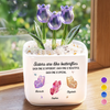 Personalized Glass Everlasting Tulips – Gift For Sister, Bestie, Best Friend - Each One Special, All Deeply Loved