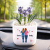 Personalized Glass Everlasting Tulips – Gift For Sister, Bestie, Best Friend - Got Your Back, Always