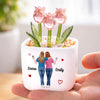 Personalized Glass Everlasting Tulips – Gift For Sister, Bestie, Best Friend - Got Your Back, Always